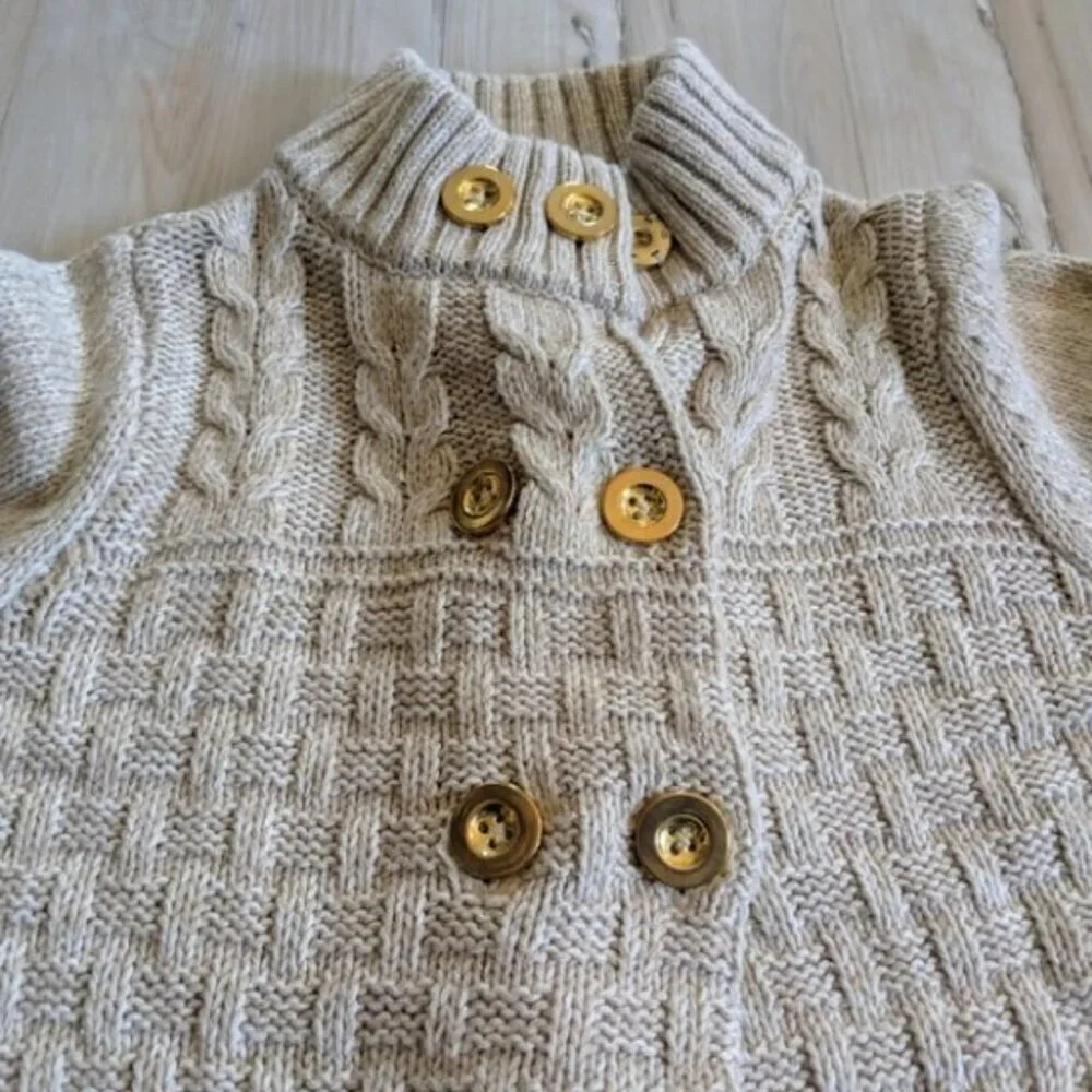 Kaisley Cardigan Sweater, Being Gold
